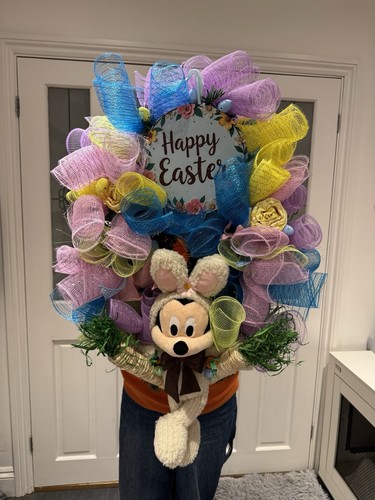 Mickey mouse easter wreath - mouse,