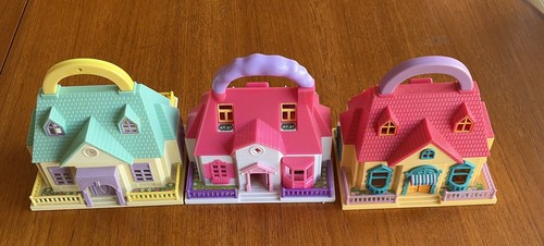 Vintage 1980s blue box house - vintage,