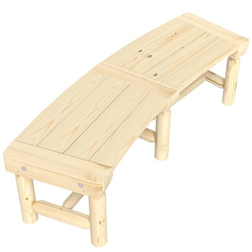 Round wooden garden tree - wooden,
