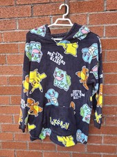 Pokemon Oversized Hoodie Fleece Kids One Size Pikachu