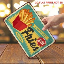 Vintage French Fries Metal