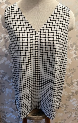 Pleione blouse black white - m/l,