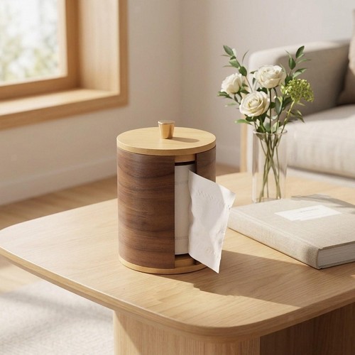 Wooden paper towel - towel, holder