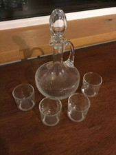 Glass plain smooth decanter - glass,