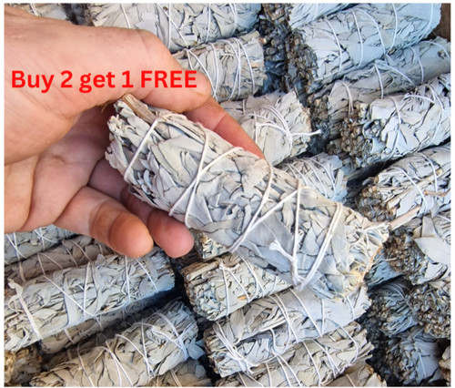 White sage smudge stick - white,