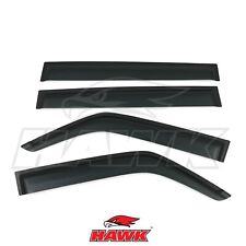 SMOKED BLACK WIND DEFLECTORS