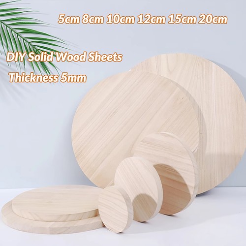 5cm 20cm circle wood sheets - wood,