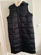 NEW MAXI BLACK PADDED GILET
