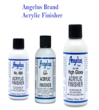 Angelus Paint Acrylic Leather Finish Finisher Semi-Gloss High Gloss