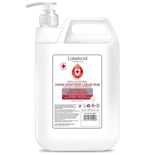 Alcohol hand sanitiser - hand,