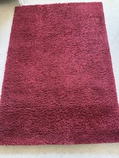 Red Shaggy Rug 170x120cm from Next
