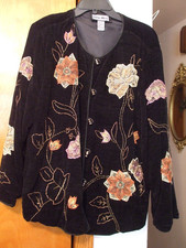 Indigo Moon Embroidered Floral