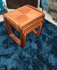 Mid-Century Nest of 3 Teak