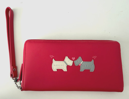 Radley pink leather - leather, large