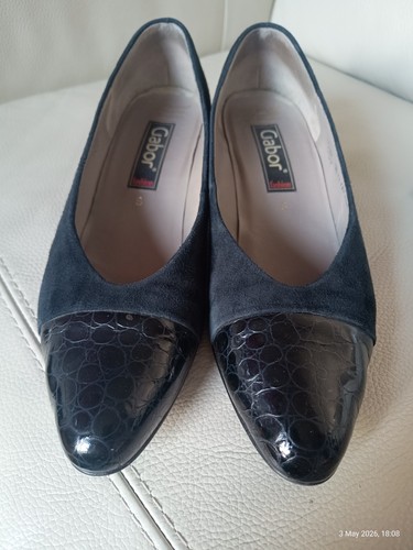 Gabor ladies blue court - , shoes
