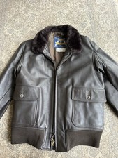 G1 US Navy leather flying jacket. Genuine Cooper size 44R