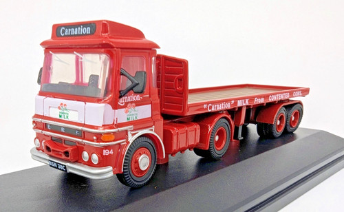 Oxford diecast erf flatbed - lv,