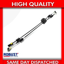 GEAR SELECTOR LINKAGE CABLE SET FORD TRANSIT MK7 2.4 6 SPEED 2006-2014 1749585