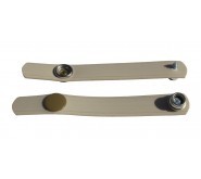 Westfalia VW T2 Cupboard Door/Fridge Straps Pair in Grey C9409G 