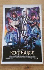 Beetlejuice   Nick Runge    Screenprint    Poster    Nt Mondo    Inc UK P&P