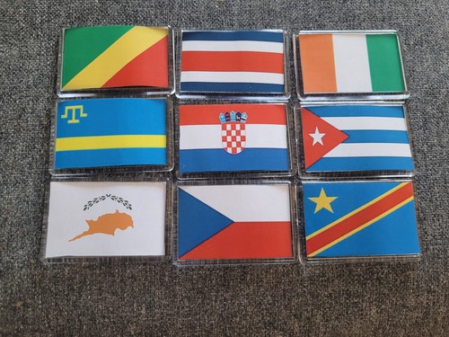 Fridge magnet world flags - magnet,