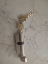 Thumb Turn Euro Profile Cylinder Upvc Door Lock Key & Turn With 2  Security Keys