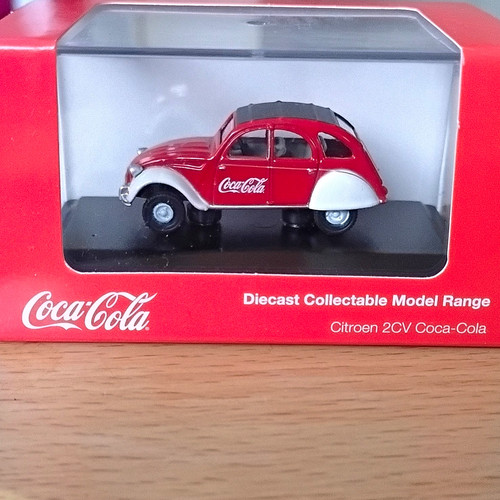 Coca cola citroën 2cv diecast - coca-cola,