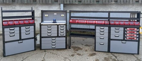 Van racking shelving drawers - van,