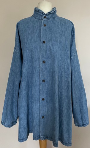 Eskandar blue denim oversized - eskandar,