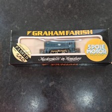 Graham Farish No.1007 Class 08 Shunter BR Blue with Wasp Stripes. 08113 Ref SH8