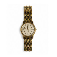 Rotary gold plated bracelet - gold,