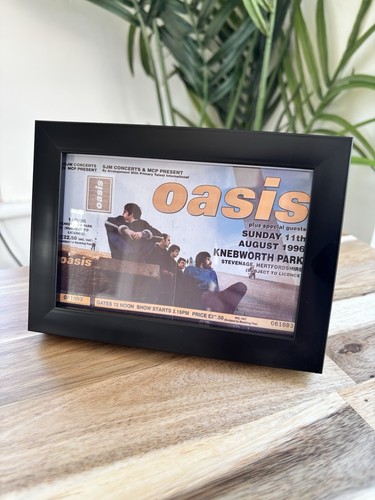 Framed oasis knebworth - oasis, 1996