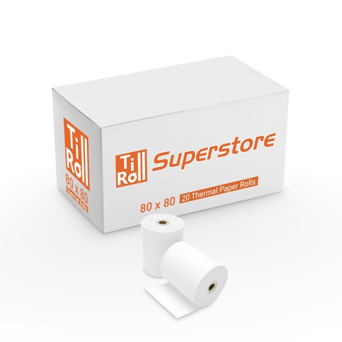 80x80 fit thermal till rolls - till,