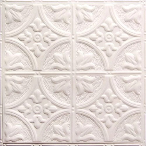 Painted tin ceiling - tin, tile