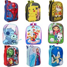 Kids Character Backpack Boys Girls Junior Toddler Rucksack Childrens School Bag
