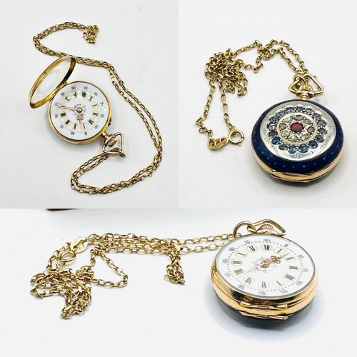 18ct gold jewelled guilloche - gold,