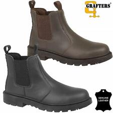 MENS LADIES LEATHER SAFETY