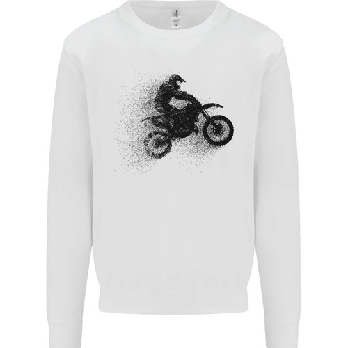 Abstract motocross rider - rider, dirt