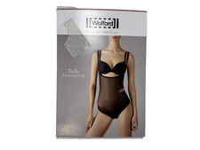 Wolford Tulle Forming Body, Womens Forming Body UK Size 16, Black, New