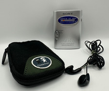 Sony SRF-59 FM Stereo Walkman Pocket Radio + Sony Earphone & Case With Belt Clip