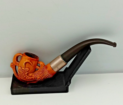 Vintage moulded clay eagle - vintage,