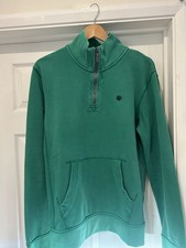 Fat Face Green Half Zip