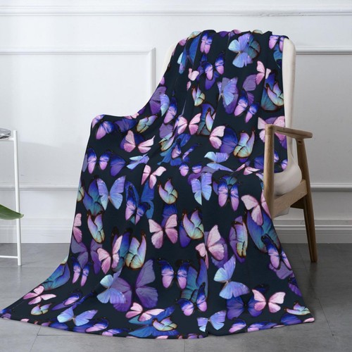 Butterfly throw blanket - butterfly, soft