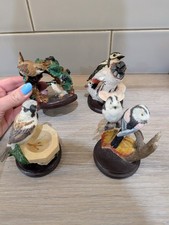 The Country Bird Collection Bundle Set X 4 Ornaments Figurines Wildlife 