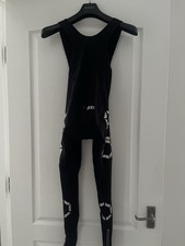 DHB Flashlight Bib Leggings Size 10 Black . Worn Twice 