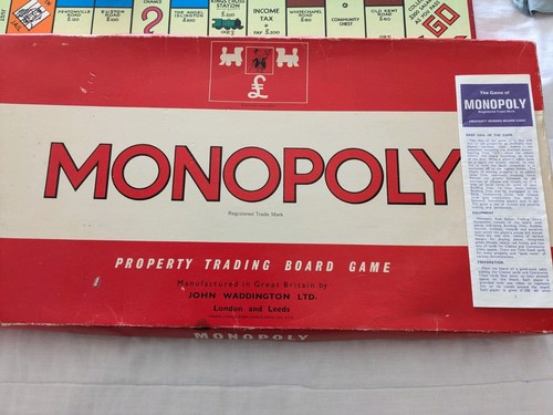 Monopoly vintage set with - set,