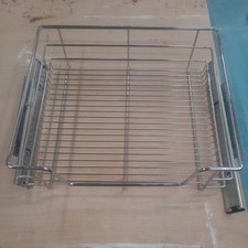 Pull out Wire Basket Chrome Kitchen - Bedroom Drawer (56cm) fits  60cm unit.