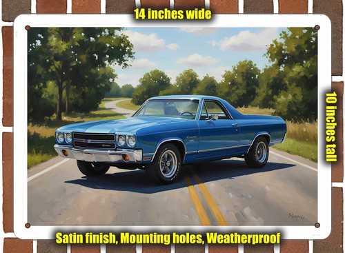 Metal sign 1970 chevrolet - sign,
