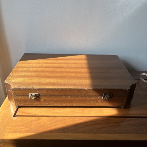 Wooden chest cutlery - chest,