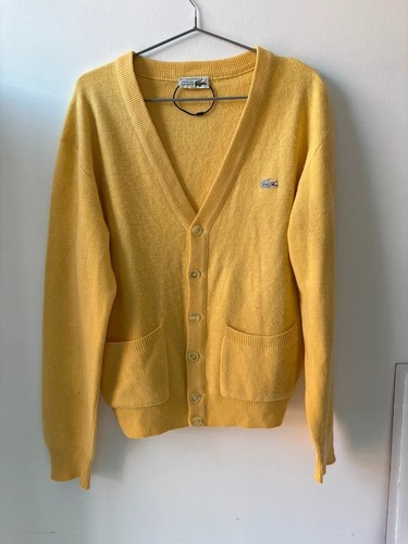 Vintage chemise lacoste yellow - lacoste,